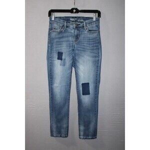Denizen Womens Jeans Blue Modern Slim Cuffed Fit Denim Pants Waist 26 Casual